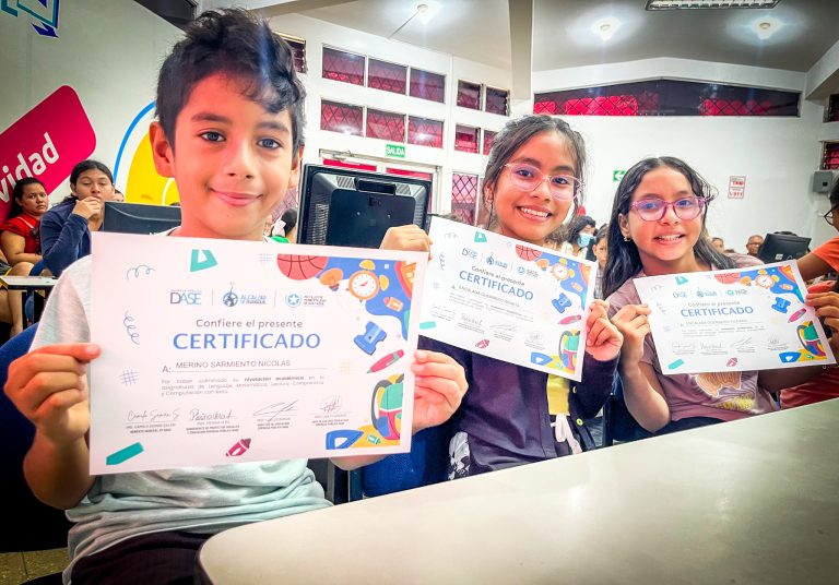 1.220 niñas y niños se han beneficiado con Nivelación Académica